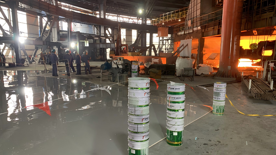 富萊德地坪漆在寶武鋼鐵冶煉廠地面等重工業(yè)領(lǐng)域的成功應(yīng)用