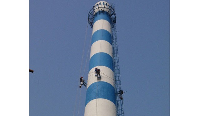 煙囪如何用防腐材料施工？