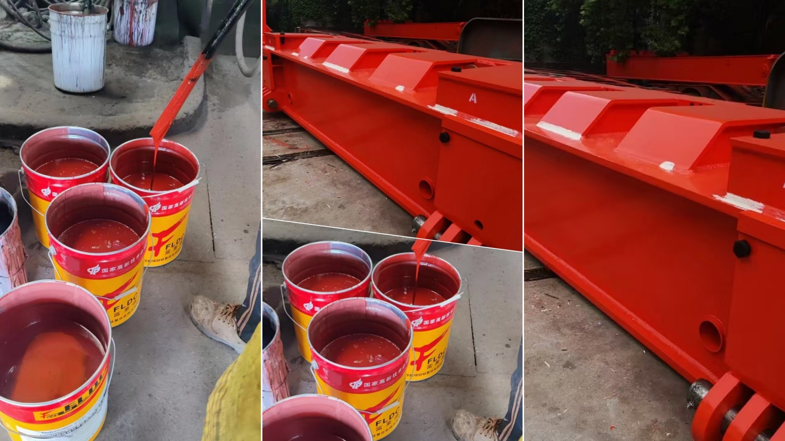 龍門吊鋼結構防腐：富萊德涂料的“專業(yè)配方”